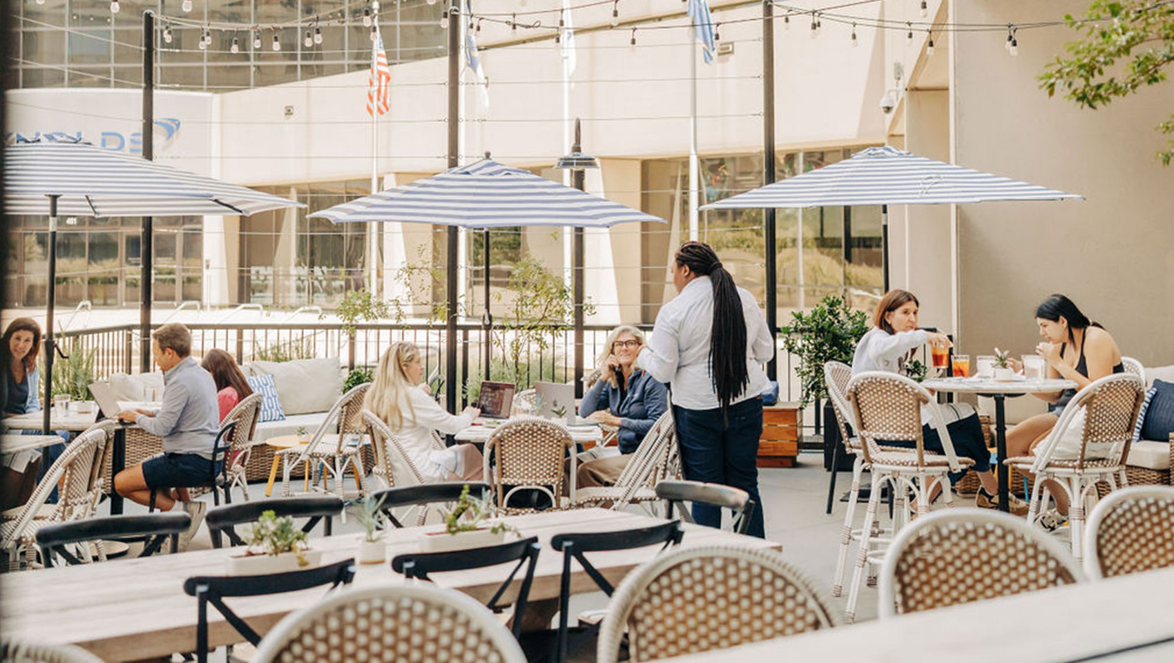 Dining Al Fresco at The Katharine